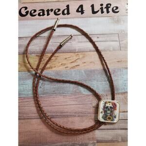 Handmade Skull Woman Concho Unisex Bolo - Bolo Tie - Skull Necklace - Choker